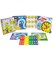 Carson Dellosa What Time Is It? Judy Clock 4pc Board Game Set, On the Farm, With Friends, Ocean, and Safari Time Telling Games With Learning Clock Manipulatives for Kindergarten and Up, Ages 5+